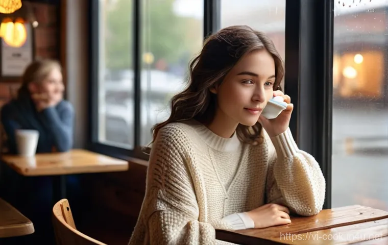 양식조리사 업무 일과와 팁 - **Prompt 1: Cozy Cafe Morning**
A young woman, approximately 20-25 years old, with shoulder-leng...
